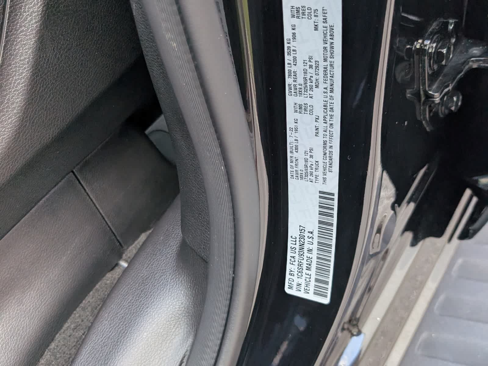 Used 2022 RAM 1500 TRX w/ TRX Level 2 Equipment Group AWD/4WD image 16