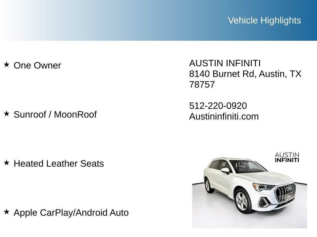 Used 2022 Audi Q3 2.0T Premium Plus w/ Premium Plus Package AWD/4WD image 10