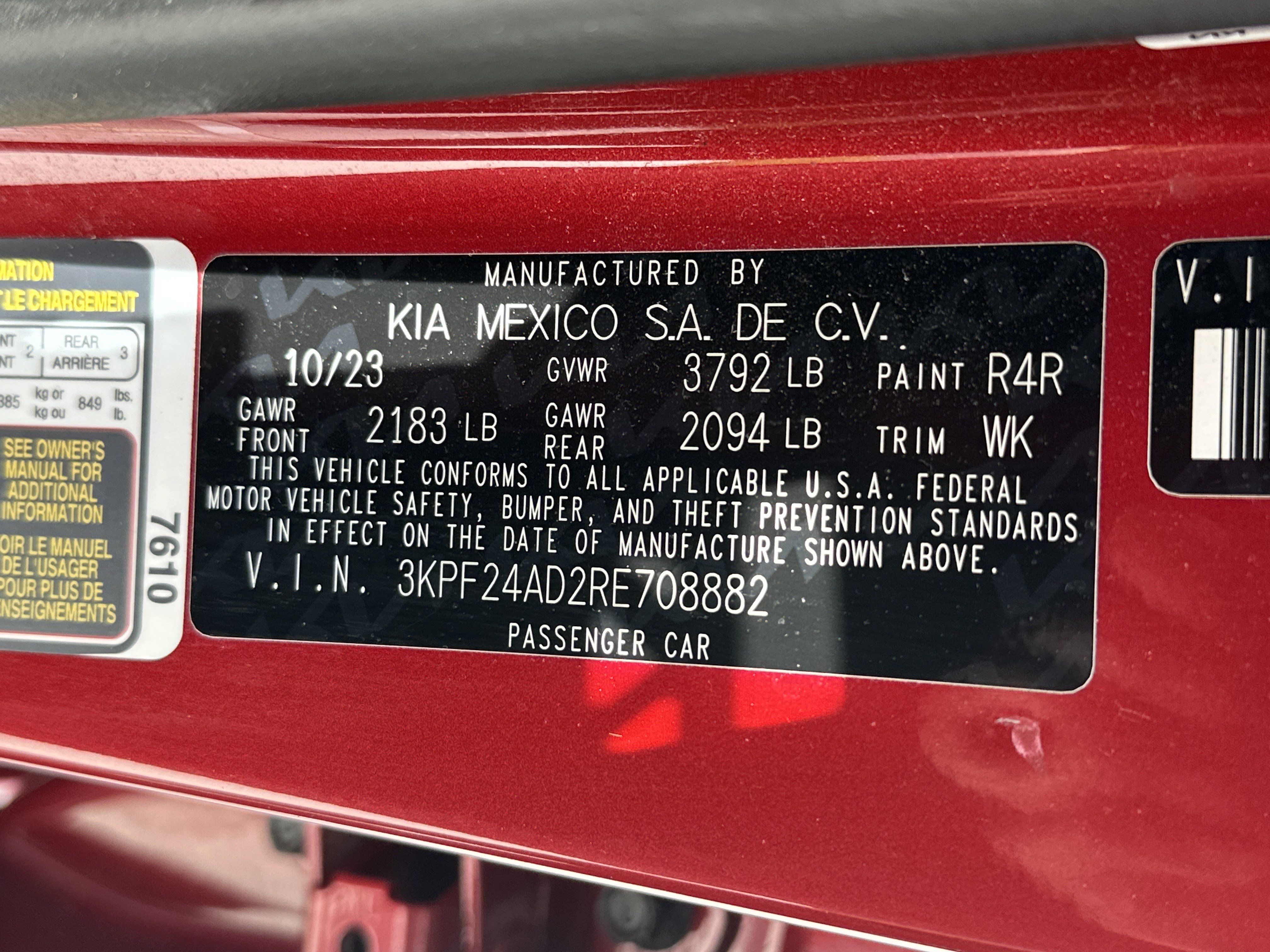 Used 2024 Kia Forte LXS w/ LXS Technology Package FWD image 35