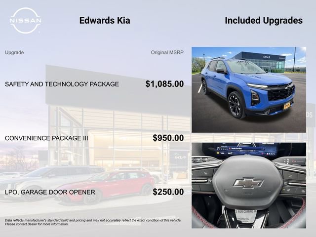 Used 2025 Chevrolet Equinox RS w/ Safety and Technology Package AWD/4WD image 7