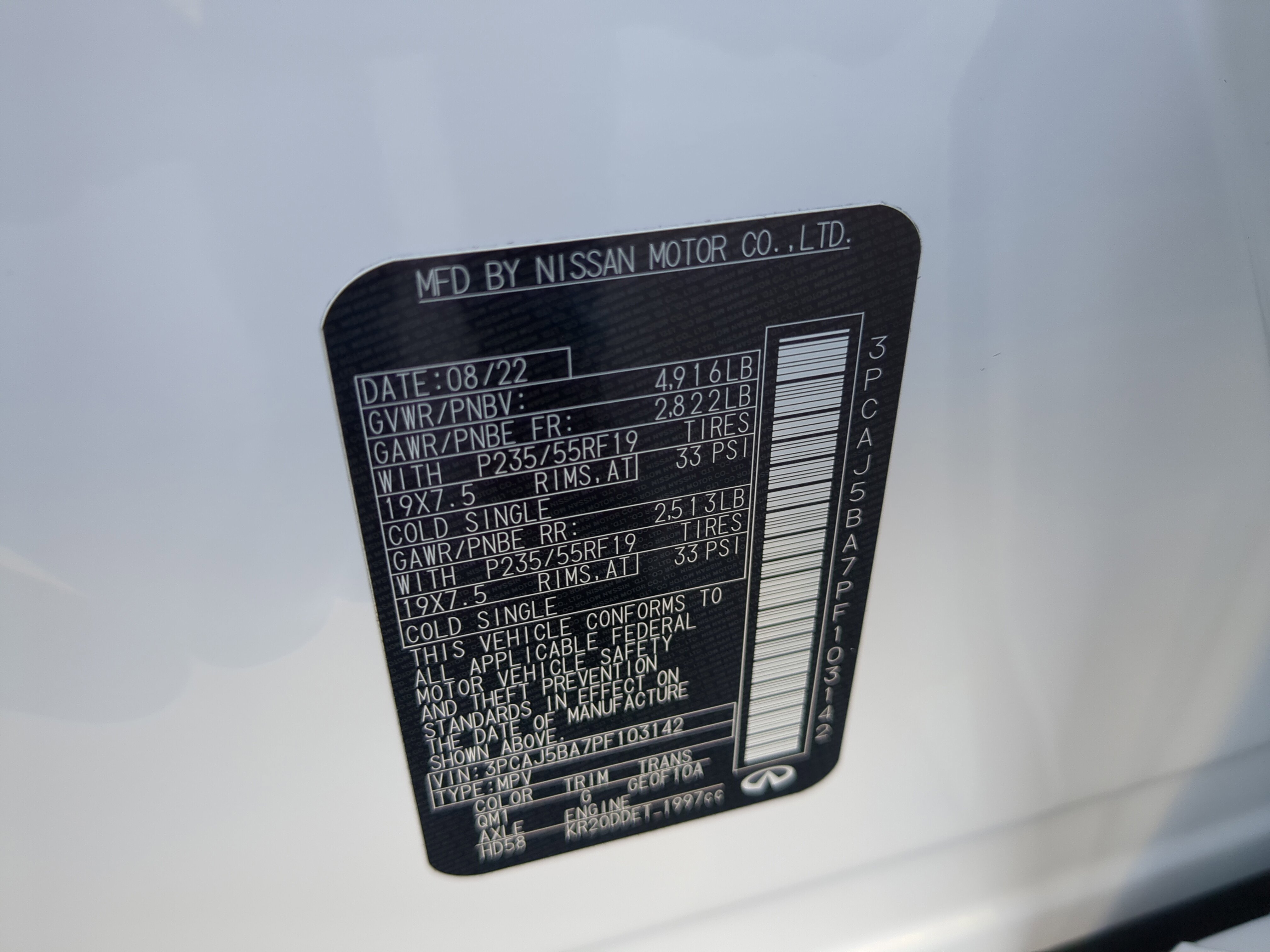 Certified 2023 INFINITI QX50 Luxe image 34