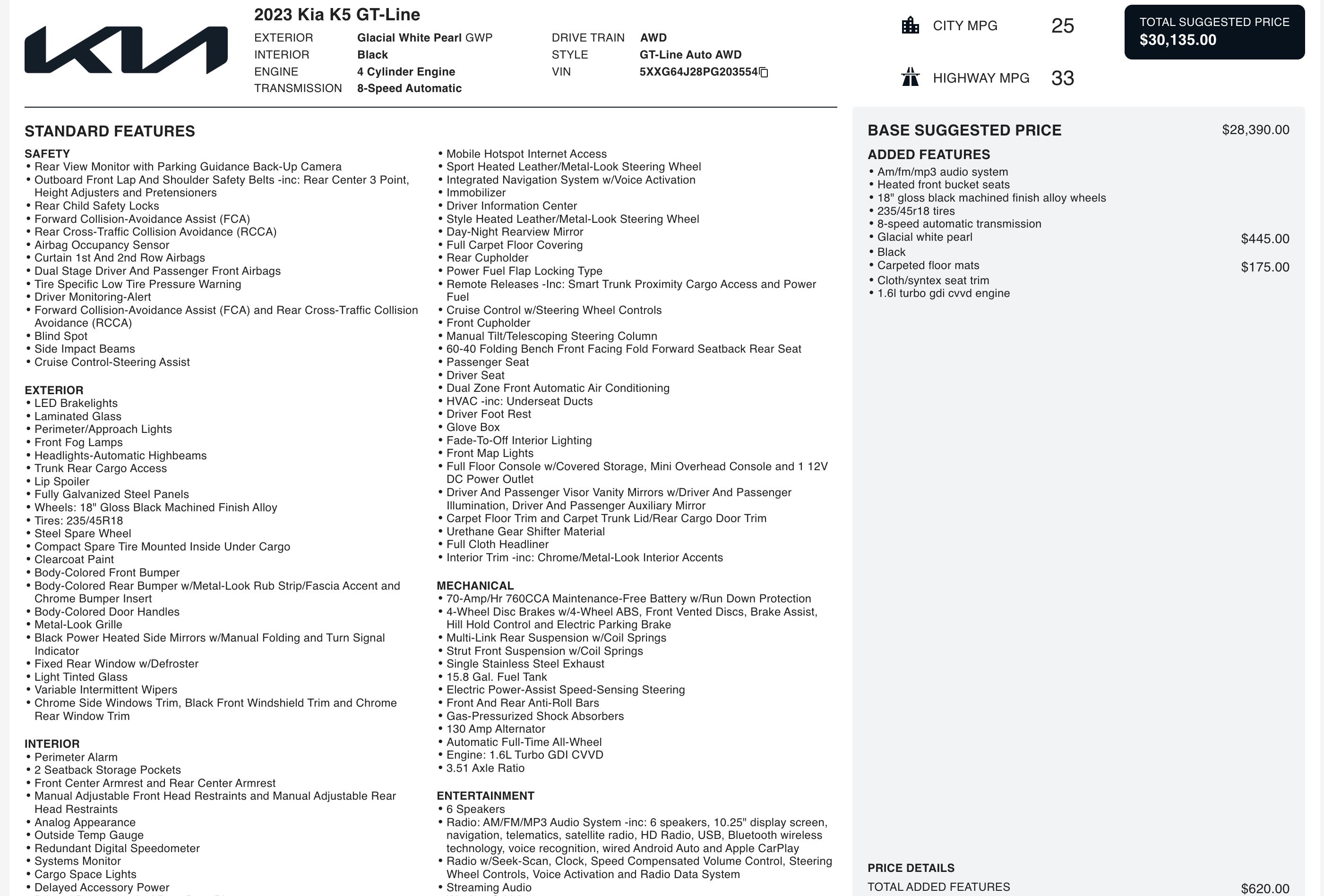 Used 2023 Kia K5 GT-Line image 3