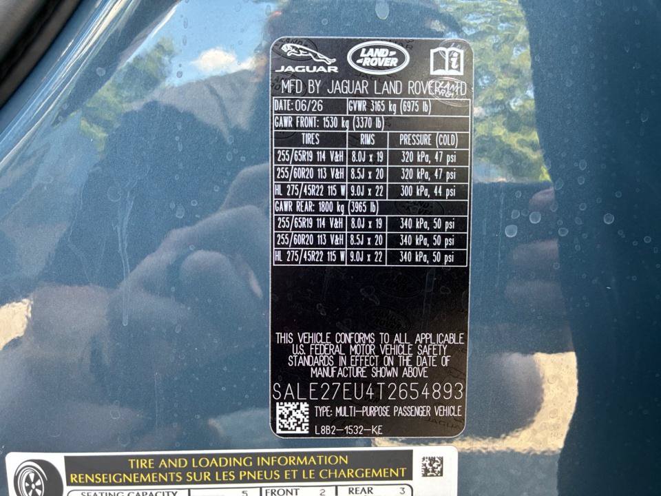 New 2026 Land Rover Defender 110 X-Dynamic SE AWD/4WD image 35
