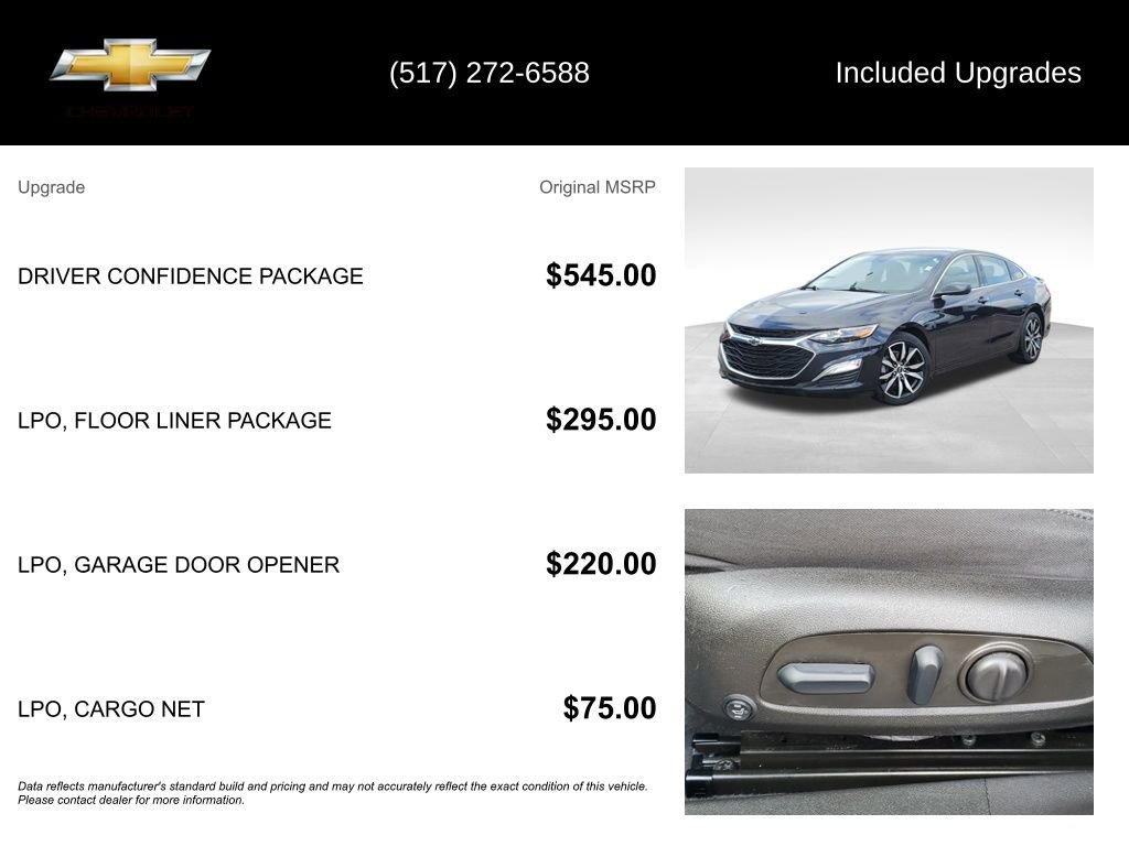 Used 2023 Chevrolet Malibu RS w/ Driver Confidence Package image 5