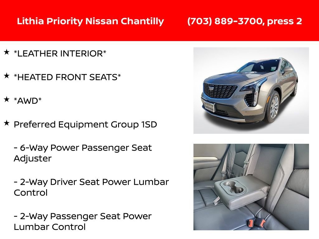Used 2020 Cadillac XT4 Premium Luxury w/ Cold Weather Package image 6
