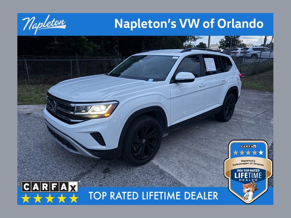 Used 2023 Volkswagen Atlas SE w/ Black Wheel Package