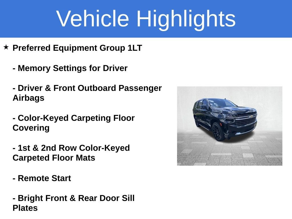 Used 2024 Chevrolet Tahoe LT w/ Luxury Package RWD image 4