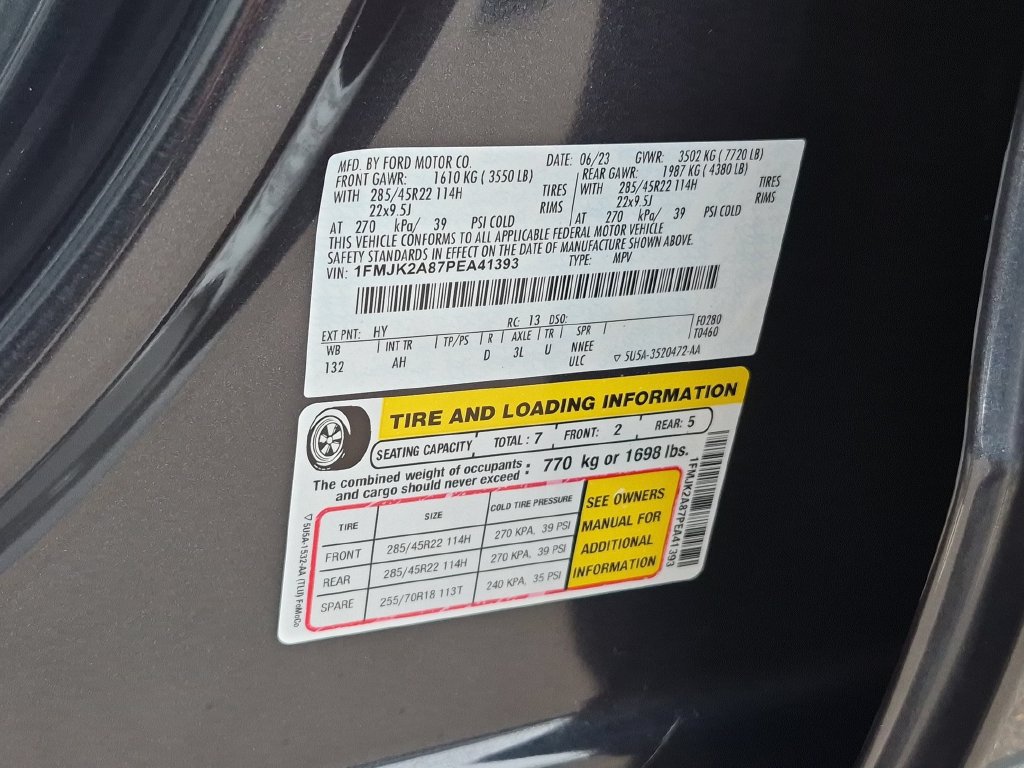 Certified 2023 Ford Expedition Max Limited AWD/4WD image 44