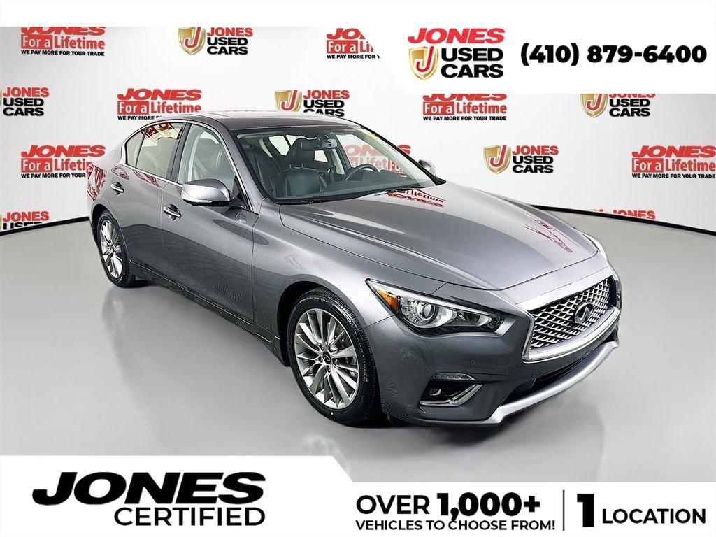 Used 2023 INFINITI Q50 Luxe w/ Cargo Package image 1