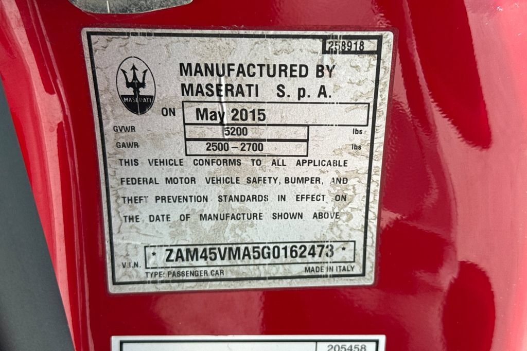Used 2016 Maserati GranTurismo Sport RWD image 26