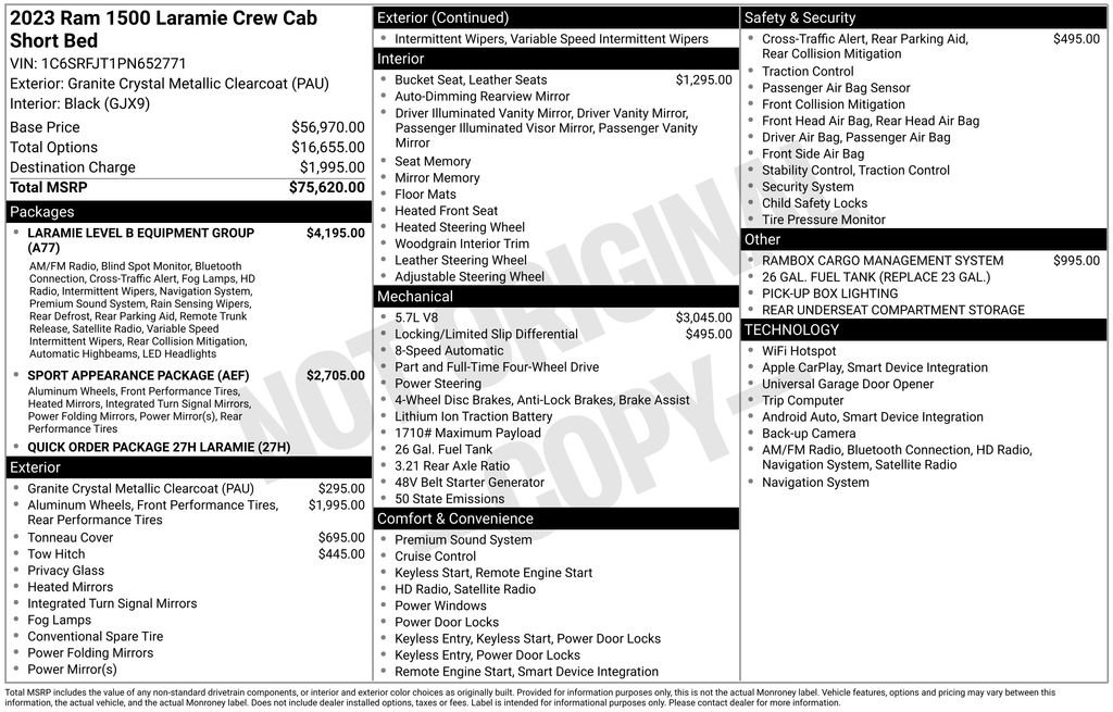 Certified 2023 RAM 1500 Laramie image 10