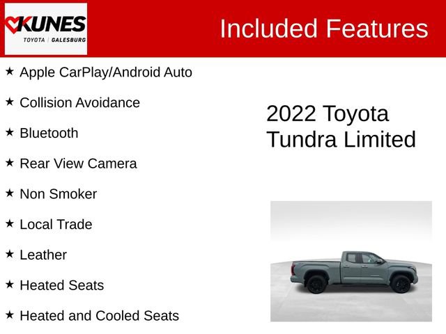 Used 2022 Toyota Tundra Limited w/ TRD Off-Road Package image 2