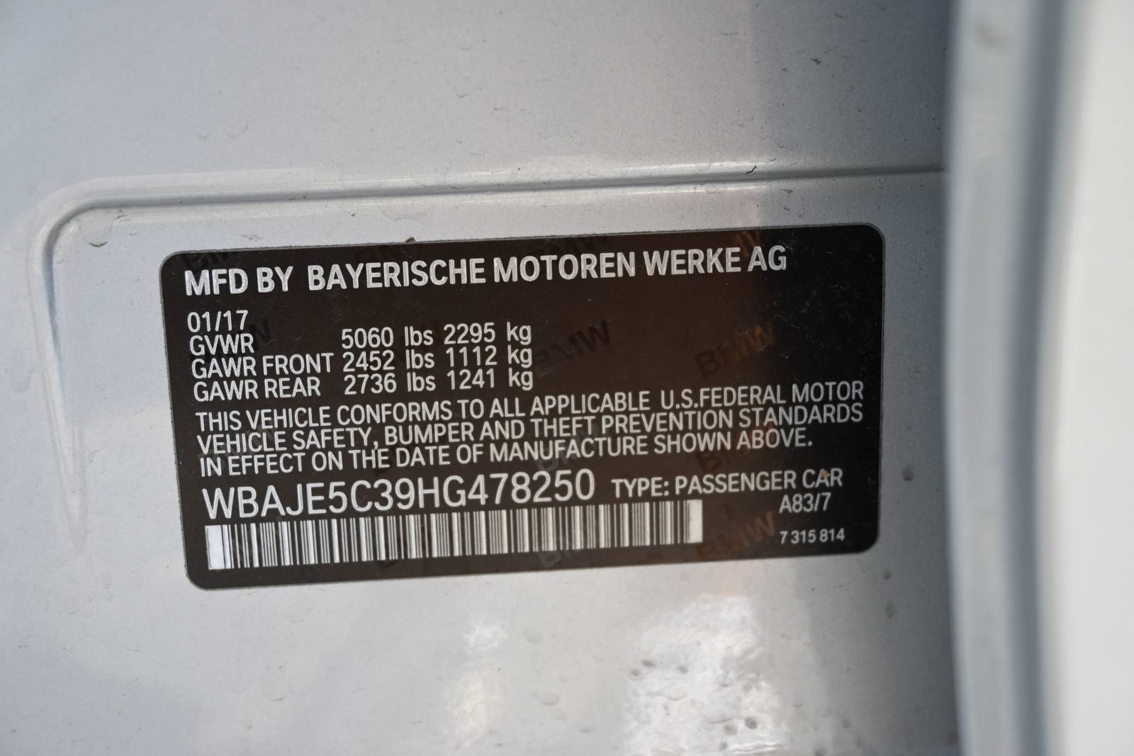 Used 2017 BMW 540i RWD image 29