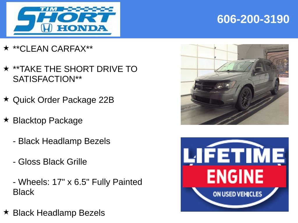 Used 2020 Dodge Journey SE w/ Blacktop Package image 4