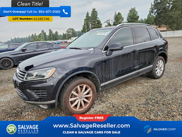 Used 2015 Volkswagen Touareg Sport AWD/4WD image 1
