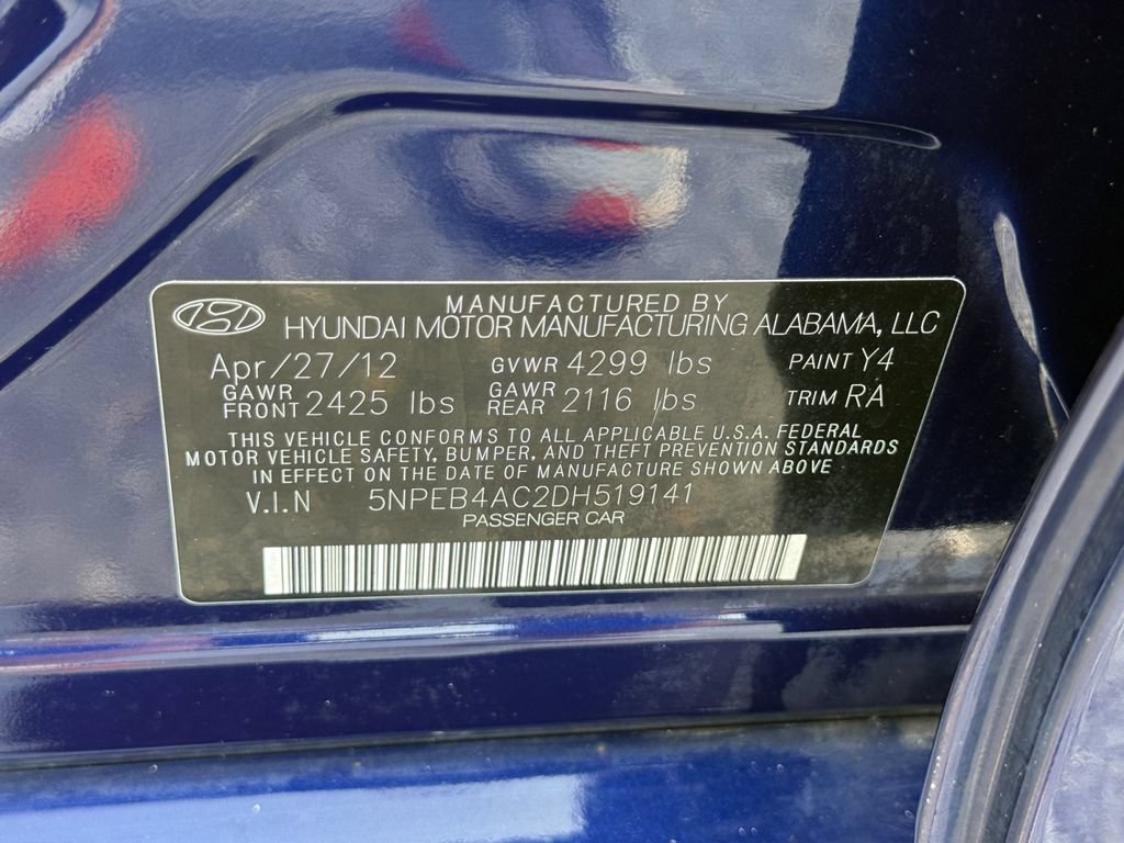 Used 2013 Hyundai Sonata GLS w/ Popular Equipment Pkg FWD image 32