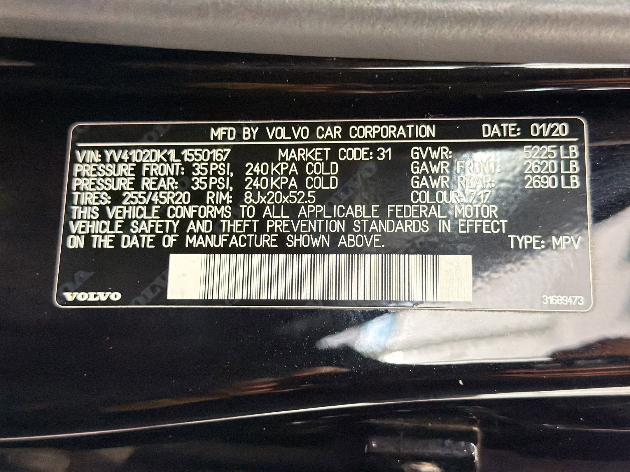 Used 2020 Volvo XC60 T5 Momentum w/ Protection Package Premier FWD image 21