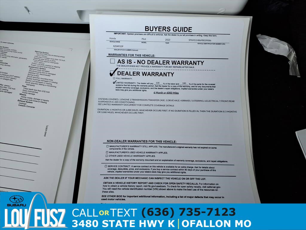 Used 2023 Honda Pilot Elite image 36