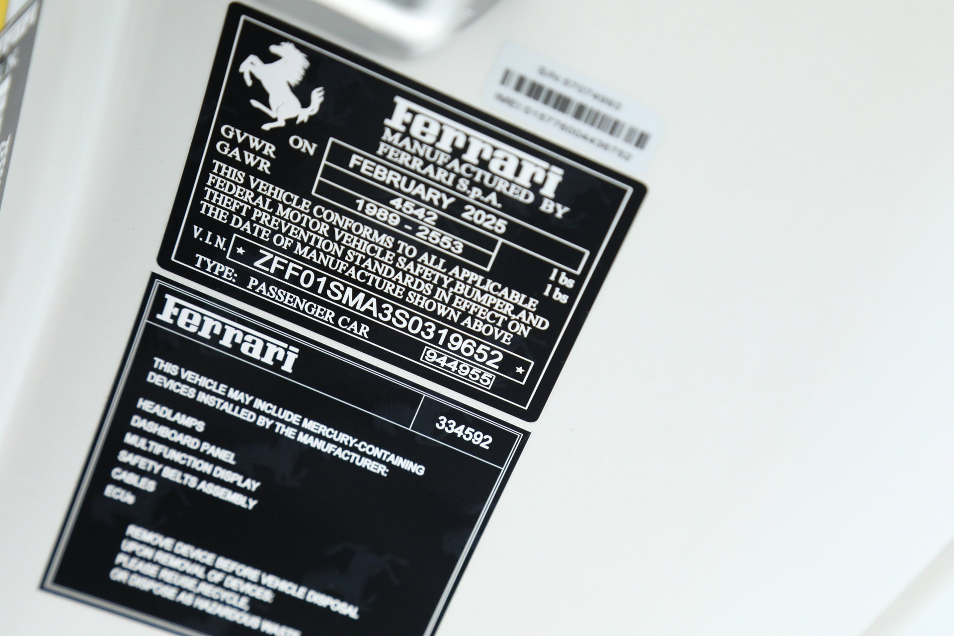 Certified 2025 Ferrari 296 GTS image 44