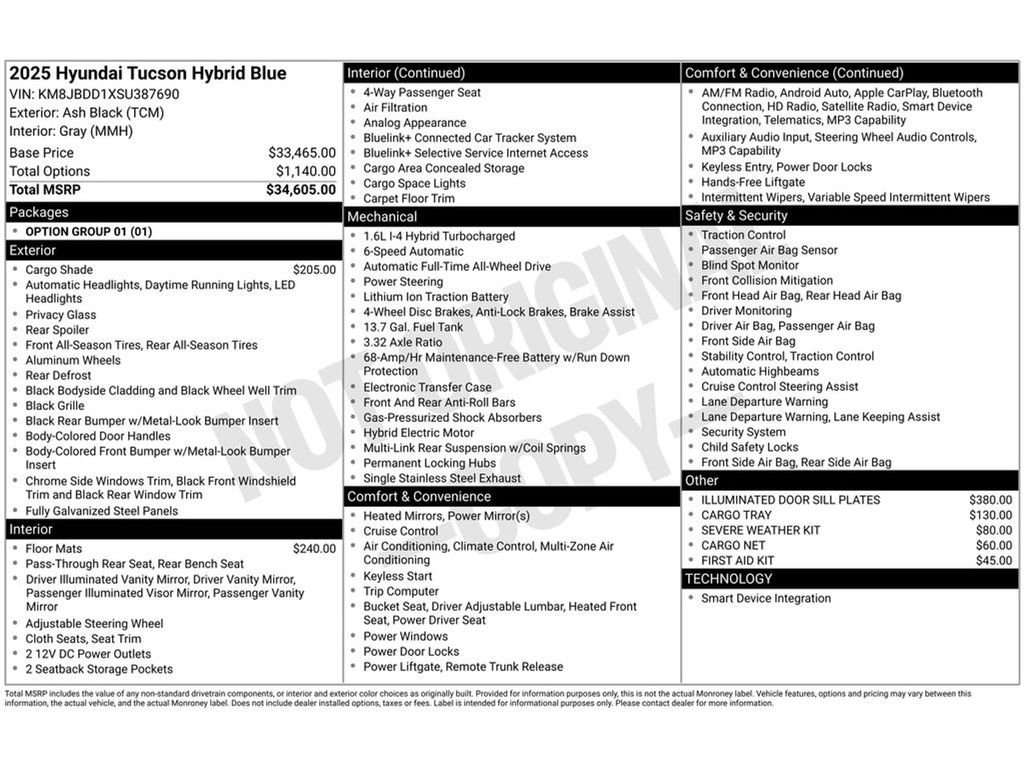 Used 2025 Hyundai Tucson Blue image 30