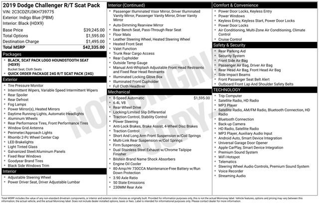 Used 2019 Dodge Challenger R/T Scat Pack image 38