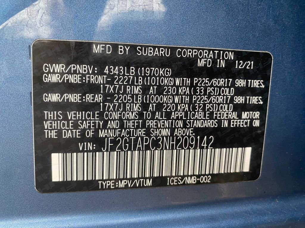 Used 2022 Subaru Crosstrek 2.0i Premium image 32