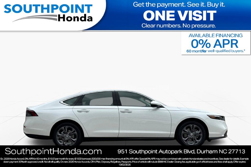 New 2026 Honda Accord EX-L image 2