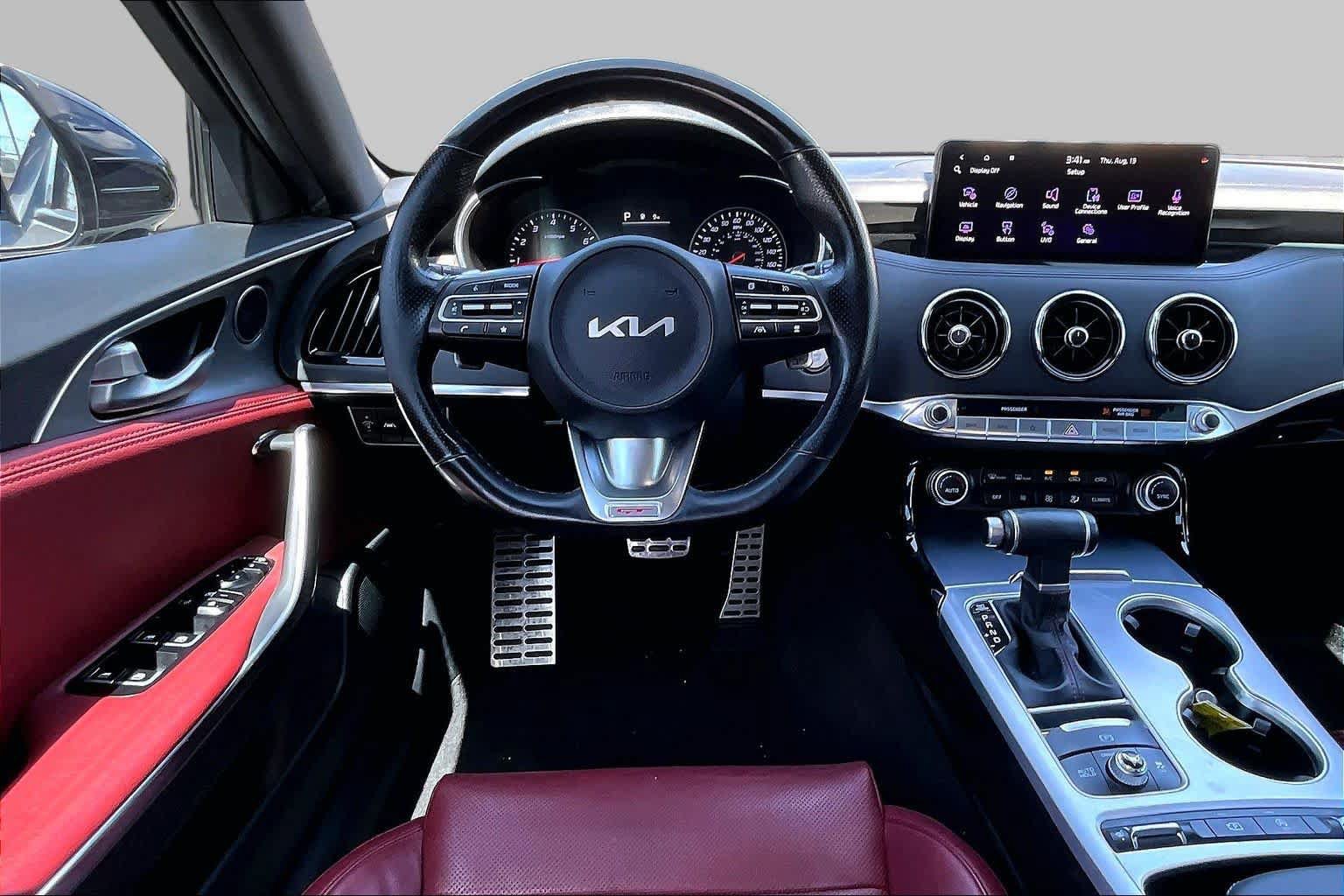 Used 2022 Kia Stinger GT1 w/ Red Interior Color Package RWD image 8