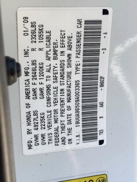 Used 2009 Acura TL SH-AWD image 9
