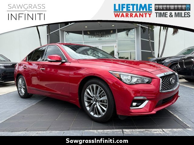 Used 2024 INFINITI Q50 Luxe w/ Cargo Package