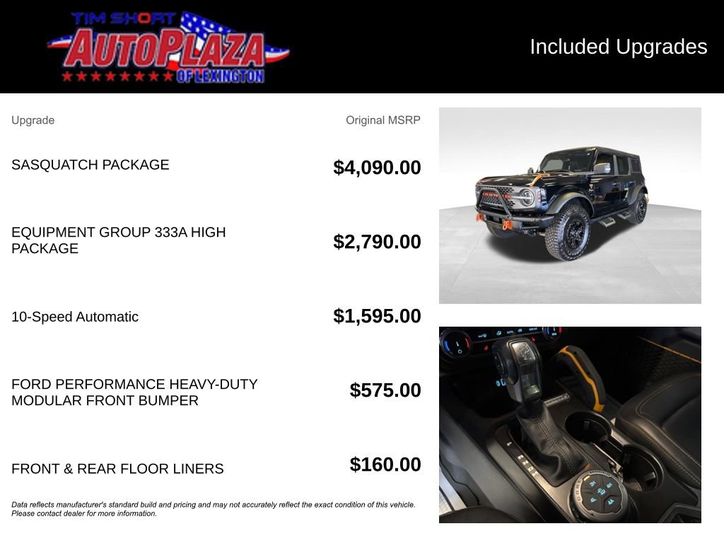 Used 2022 Ford Bronco Badlands w/ Sasquatch Package image 25