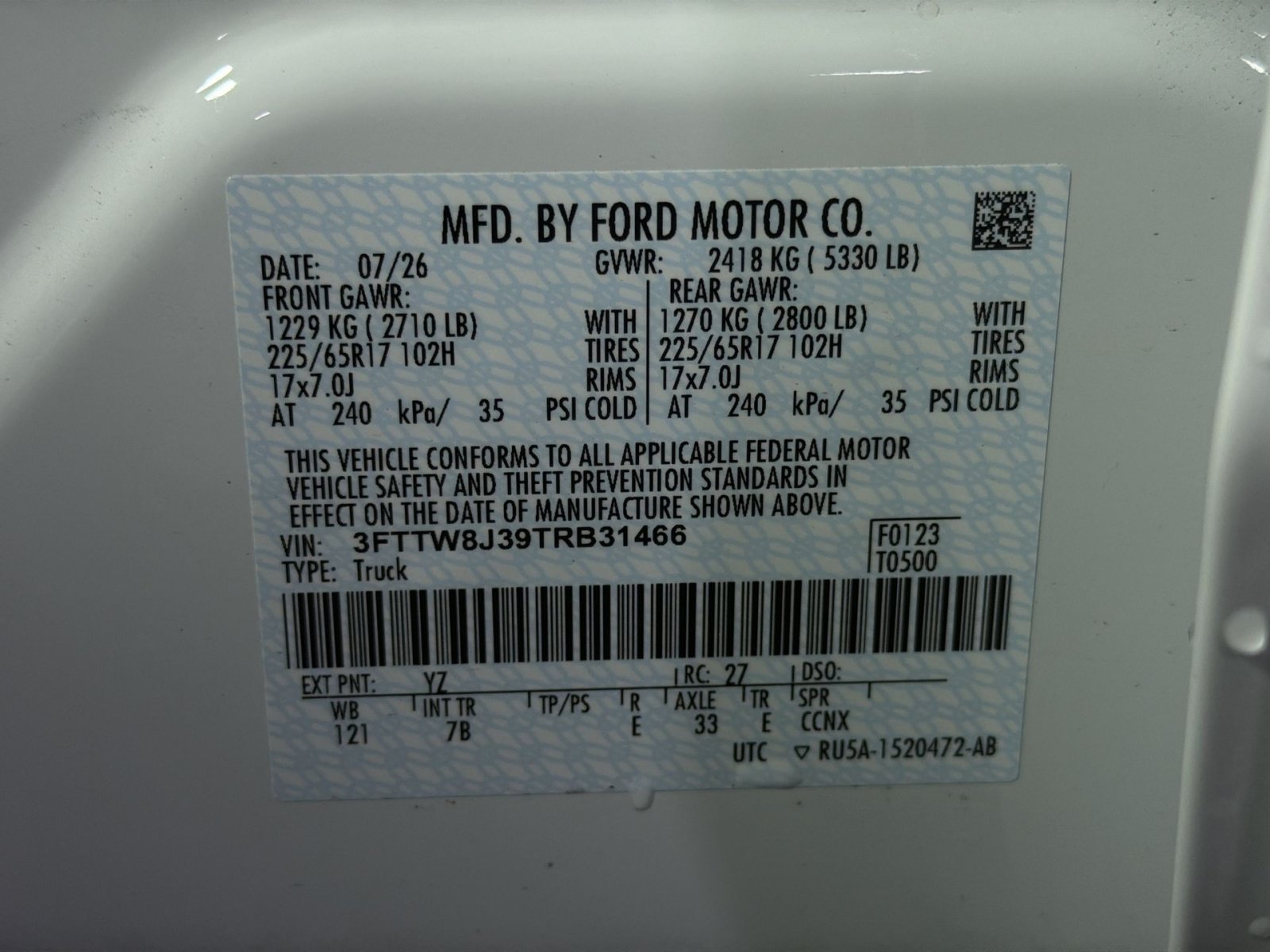 New 2026 Ford Maverick XLT w/ Equipment Group 301A AWD/4WD image 35