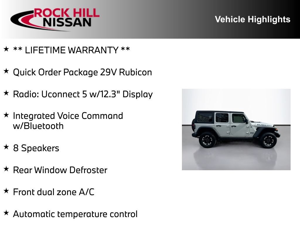 Used 2024 Jeep Wrangler Unlimited Rubicon 4xe AWD/4WD image 5