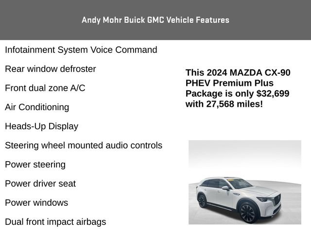 Used 2024 MAZDA CX-90 Plug-In Hybrid w/ Premium Plus AWD/4WD image 8