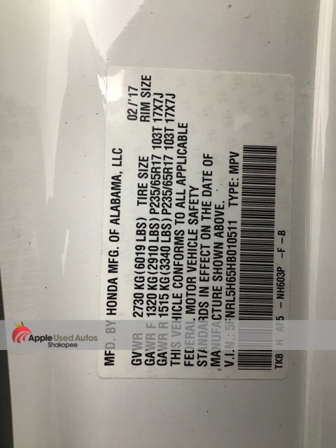 Used 2017 Honda Odyssey EX-L image 35