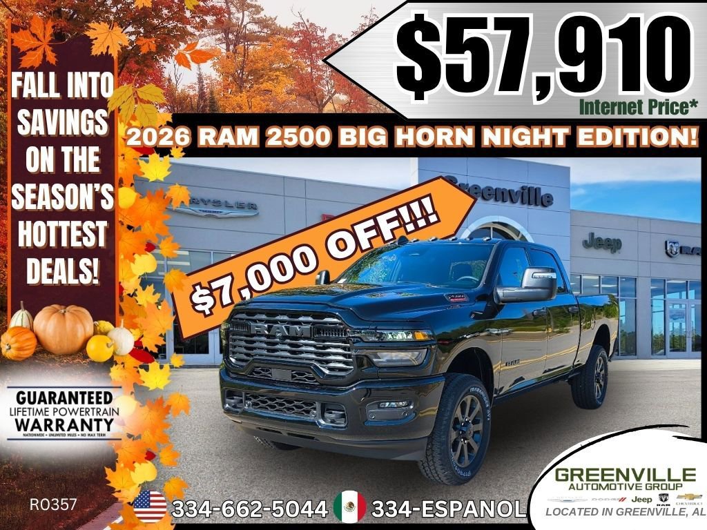 New 2026 RAM 2500 Big Horn