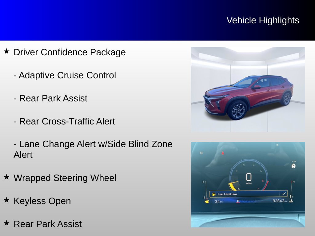 Used 2024 Chevrolet Trax LT w/ Driver Confidence Package FWD image 12