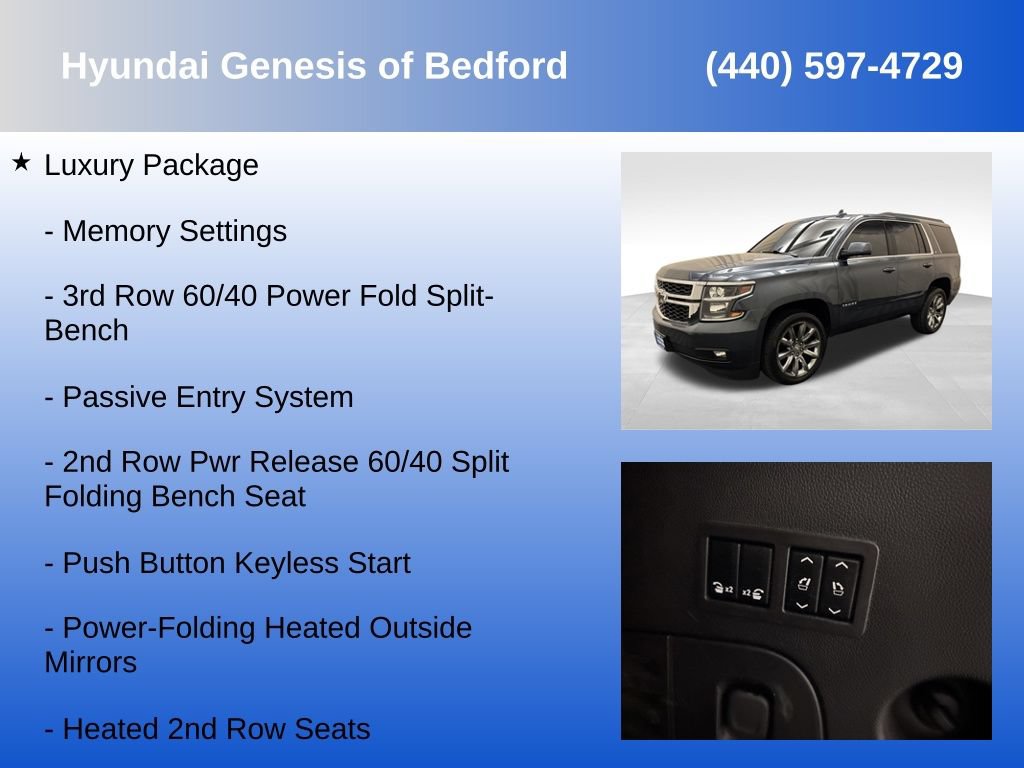 Used 2019 Chevrolet Tahoe LT w/ Luxury Package AWD/4WD image 7