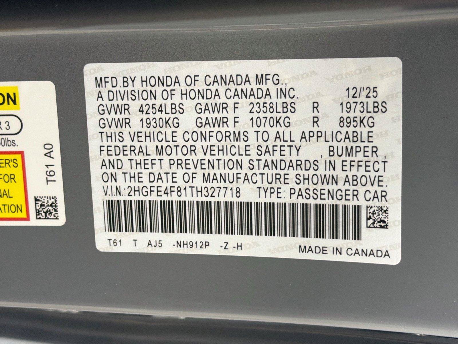 Used 2026 Honda Civic Sport Touring image 38