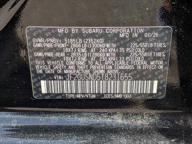 New 2026 Subaru Crosstrek 2.5i Limited w/ Crosstrek Mirror Package AWD/4WD image 19
