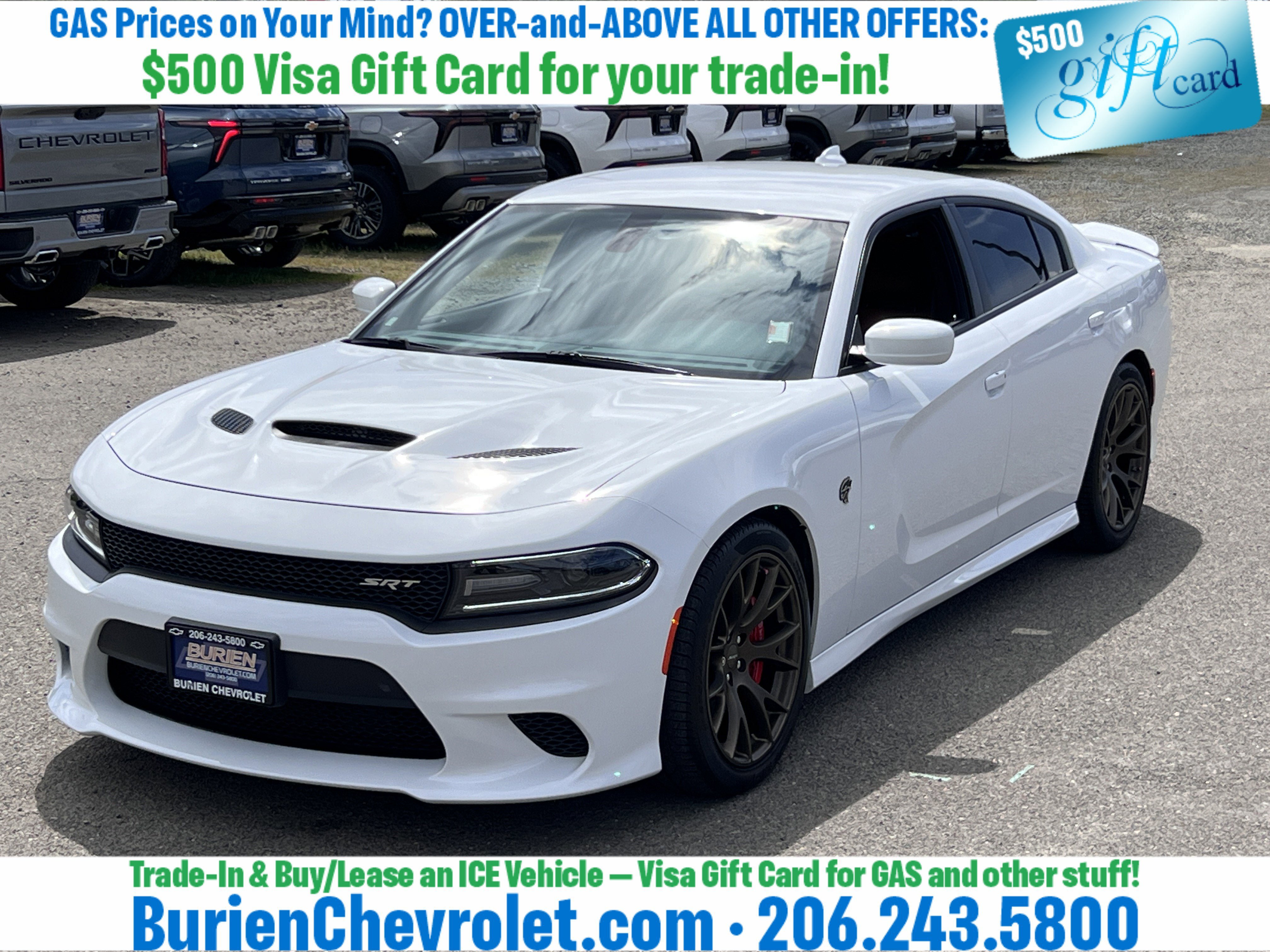 Used 2016 Dodge Charger SRT Hellcat w/ Harman/Kardon Audio Group RWD image 35