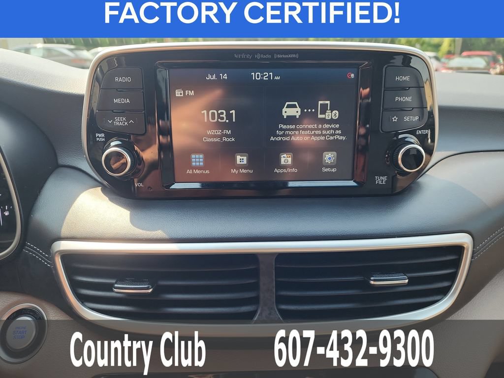 Certified 2021 Hyundai Tucson Limited AWD/4WD image 16