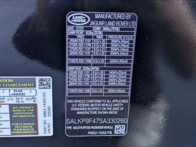 Used 2025 Land Rover Range Rover SE AWD/4WD image 15