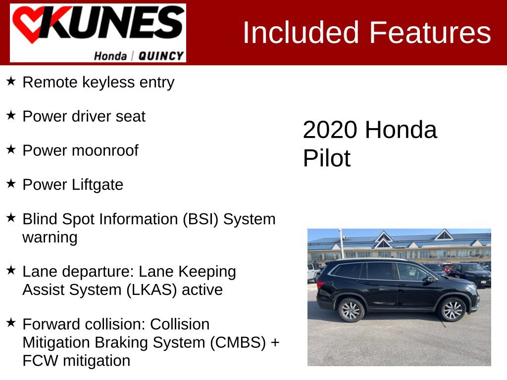 Used 2020 Honda Pilot EX-L image 2