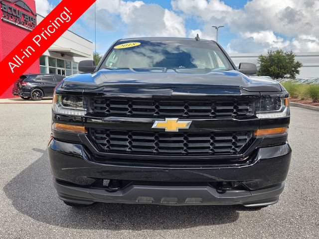 Used 2018 Chevrolet Silverado 1500 Custom w/ Custom Value Package AWD/4WD image 8