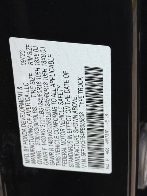 Used 2023 Honda Ridgeline Black Edition image 33