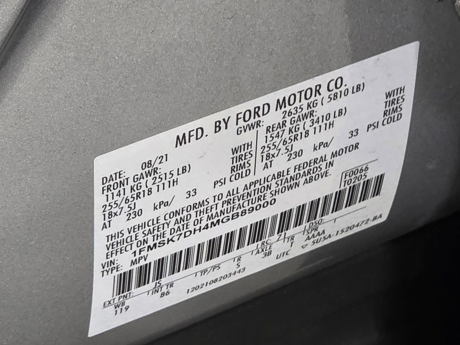 Used 2021 Ford Explorer XLT image 36