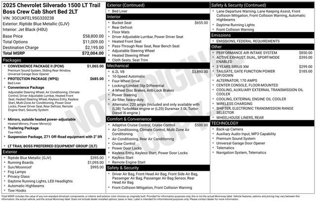 New 2025 Chevrolet Silverado 1500 LT Trail Boss w/ Convenience Package II image 5