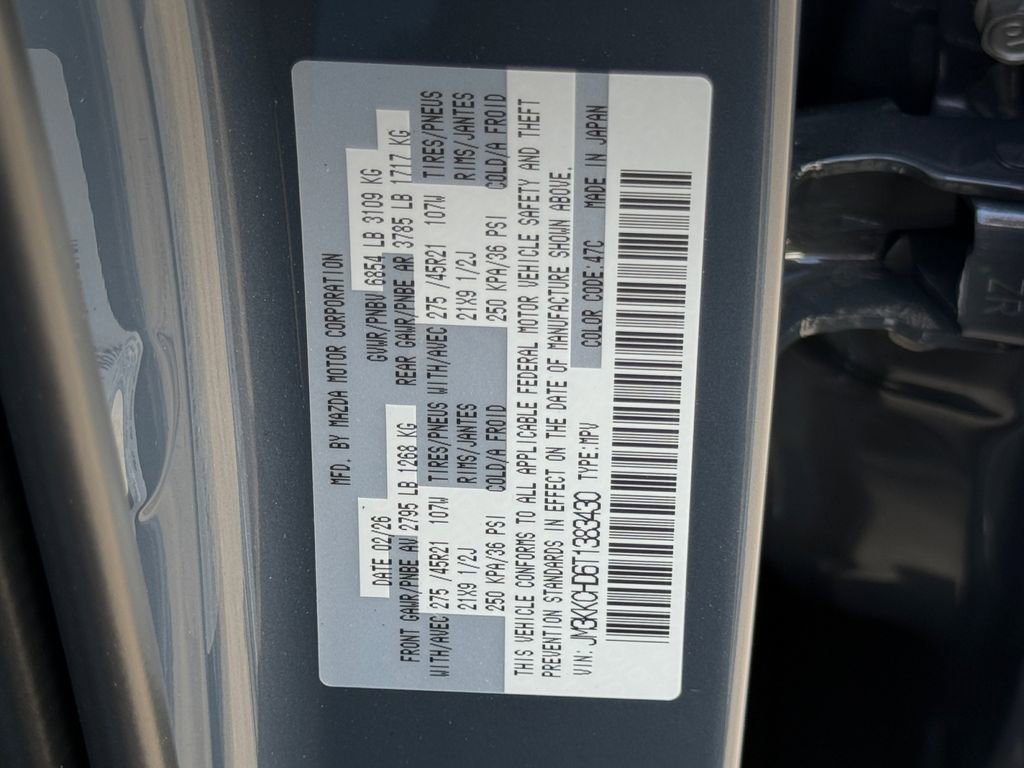 New 2026 MAZDA CX-90 3.3 Turbo w/ Premium Sport Pkg AWD/4WD image 29