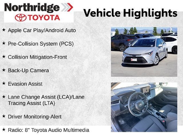 Used 2024 Toyota Corolla LE FWD image 2
